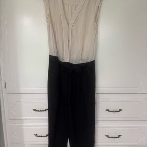 Rebecca Taylor Black and White Jumpsuit